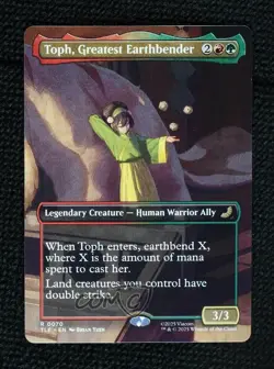 Borderless Toph Greatest Earthbender Magic Avatar The Last Airbender Eternal TLE - Image 1