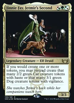 1x Jinnie Fay, Jetmir's Second - Foil Light Play MTG Magic - Kid Icarus - - Image 1