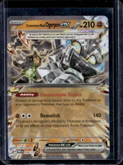 2024 Pokemon Twilight Masquerade Cornerstone Mask Ogerpon ex #112/167 - Image 1