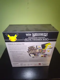 Pokemon Center PC TCG Celebrations ETB Elite Trainer Factory Sealed Box - Image 2