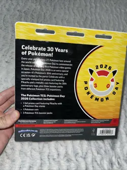 Pokemon Day 2026 PIKACHU Collection Box Brand New Factory Sealed Promo Swirl 🔥 - Image 5