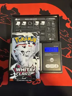 22.92g Heavy - Pokemon TCG S&V - White Flare Booster Pack! Semi GOD U - Image 1
