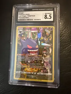 CGC 8.5 NM/MINT+ Gengar 2022 Lost Origin TG06/TG30 Trainer Gallery Holo - Image 1