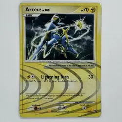 Pokemon TCG Arceus AR6 Holo Platinum Series Arceus Set 2009 - Image 1