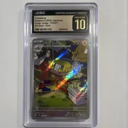 Pokemon Charjabug Art Rare Holo Sv5m Cyber Judge 076/071 Japanese 2024 CGC 10 - Image 1