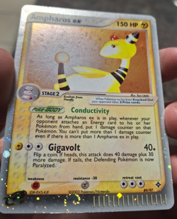 Pokemon Ampharos ex 89/97 ex Dragon Holo (HP) - Image 3