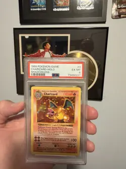 Pokemon Charizard Base Set Shadowless Holo Rare #4 PSA 6! Canadian Bids Only! - Image 2