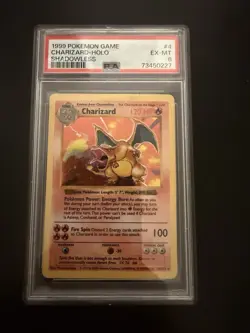 Pokemon Charizard Base Set Shadowless Holo Rare #4 PSA 6! Canadian Bids Only! - Image 5