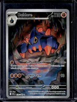 2025 Pokemon White Flare Boldore Illustration Rare #128/086 - Image 1