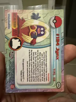 2000 Topps Chrome Pokemon #124 Jynx TV Animation Edition - Image 2