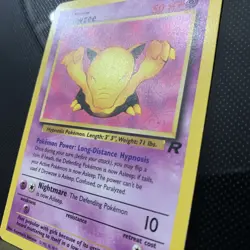 Pokemon TCG Drowzee 54/82 Team Rocket Kagemaru Himeno Vintage LP - Image 2