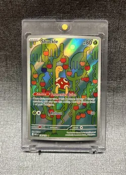 Pokemon TCG Shuckle Illustration Rare 136/132 ME01: Mega Evolution Holo NM/M - Image 1
