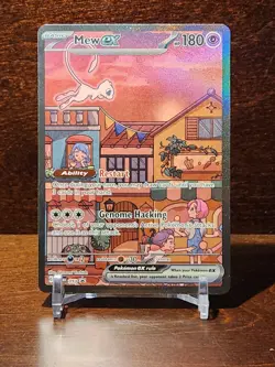 Pokemon TCG Mew EX 053 Holo Black Star Promo Scarlet & Violet 151 NM Condition - Image 1