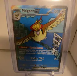 Pidgeot Ex 225/197 Special Illustration Rare Pokemon Obsidian Flames NM - Image 4