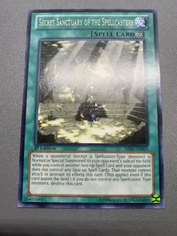 Yu-Gi-Oh! Secret Sanctuary Of The Spellcasters Rare 1st Edition SHSP-EN095 NM/M - Image 1