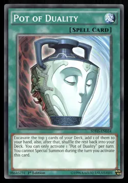 Pot of Duality SDHS-EN034 Structure Deck: HERO Strike - Image 1