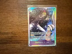 Rosinante & Law EB04-038 SR - THE AZURE SEA'S SEVEN ENGLISH OP14 - One Piece TCG - Image 1