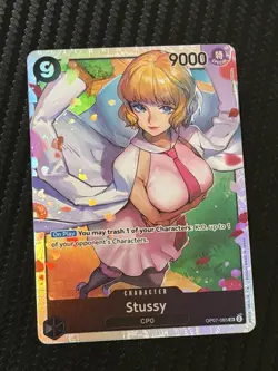 One Piece TCG - Stussy SR OP07-085 - 500 Years in the Future - English - Image 1