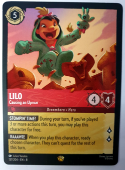 Lilo Causing an Uproar - Disney Lorcana Reign of Jafar - Legendary - 137 VLP - Image 1