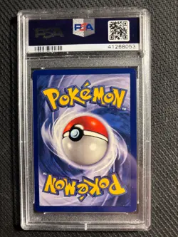 PSA 9 Pokemon Trader Pokemon Card 1st Edition Base Shadowless - Image 2