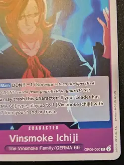 Vinsmoke Ichiji OP06-060 Common Wings Of The Captain One Piece Card Game - Image 5