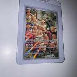 Pokemon Eevee TCG Scarlet & Violet Twilight Masquerade Illustration Card 188/167 - Image 1