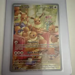 Pokemon Eevee TCG Scarlet & Violet Twilight Masquerade Illustration Card 188/167 - Image 2