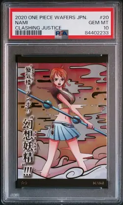 PSA 10 One Piece Wafer Nami No.6-20 R Log 5 Card Japanese 2020 - Image 2