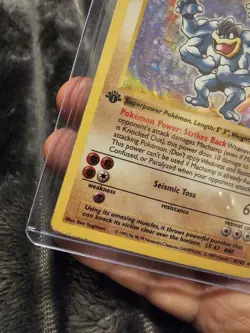 Pokemon Card - Machamp 8/102 Base Set Shadowless 1st Edition - Holo - Image 3