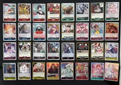 One Piece TCG English 32 R and SR card lot - Image 1