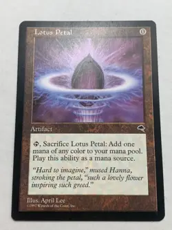 Lotus Petal - Tempest - MTG Magic the Gathering LP - Image 1
