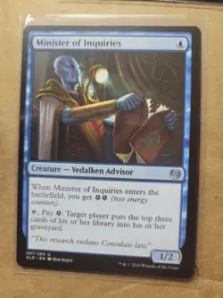 Magic the Gathering MTG Minister of Inquiries (57) Kaladesh LP/NM BULK DISCOUNT - Image 1