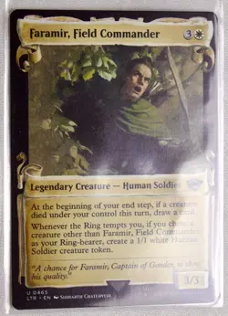 Faramir, Field Commander [New, Near Mint] Showcase Scrolls {LotR: MTG} - Image 1