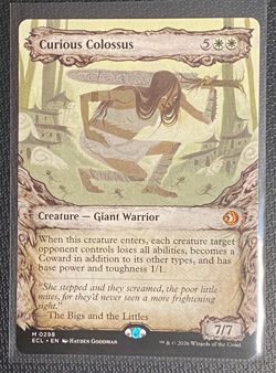 Curious Colossus (Showcase) Lorwyn Eclipsed Regular Non-Foil MTG ECL #298 NM/M - Image 1