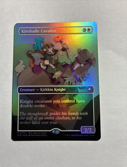 Kinsbaile Cavalier (Borderless) - Special Guests Foil MTG Plus Bonus Rare!!! - Image 1