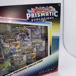 Pokemon Trading Scarlet And Violet Prismatic Evolution Lucario Tyran Premium Set - Image 4