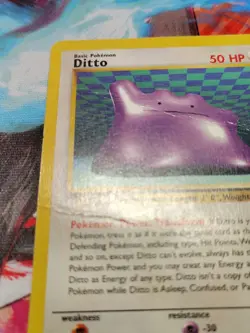 Pokemon TCG Ditto Fossil 18/62 Regular Rare Unlimited DMG - Image 2