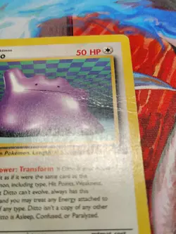 Pokemon TCG Ditto Fossil 18/62 Regular Rare Unlimited DMG - Image 3