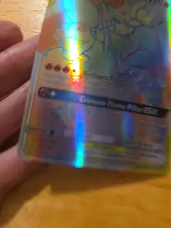 Charizard and Braixen GX Holo Rainbow Rare Pokemon Card 251/236 Tag Team Cosmic - Image 2