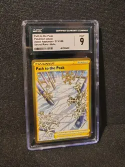CGC 9 Path To The Peak 213/189 2022 Astral Radiance Secret Rare Pokemon TCG - Image 1