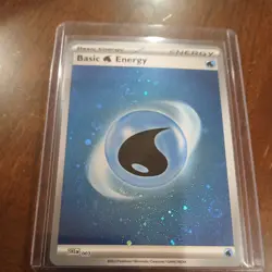 🌌 Pokemon 151 Water Energy HD Cosmos Holo Variant With Triple Swirl 🌀 - Image 1