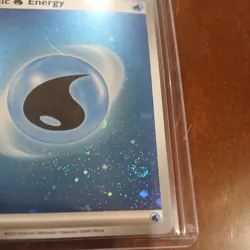 🌌 Pokemon 151 Water Energy HD Cosmos Holo Variant With Triple Swirl 🌀 - Image 3