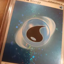 🌌 Pokemon 151 Water Energy HD Cosmos Holo Variant With Triple Swirl 🌀 - Image 5