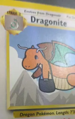 WOTC Black Star Promotional Pokemon Card "Mailman" Dragonite #5 - Image 4