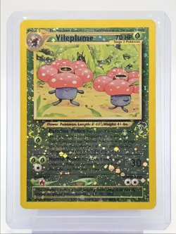 VILEPLUME 2001 POKEMON NEO SOUTHERN ISLANDS REVERSE HOLO 17/18 Q0106 - Image 1