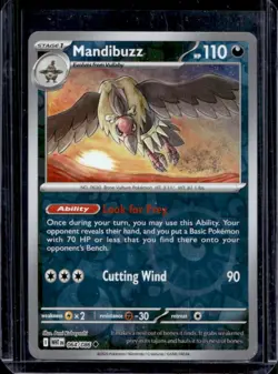 2025 Pokemon White Flare Mandibuzz Reverse Holo Uncommon #064/086 - Image 1
