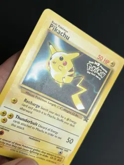 Pokemon TCG Pikachu 4 Black Star WB The First Movie Promo LP - Image 3