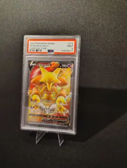 2020 POKEMON SWORD & SHIELD VIVID VOLTAGE #172185 FULL ART/ALAKAZAM V PSA 9 - Image 3