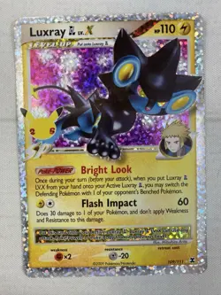 Luxray GL LV.X 109/111 Celebrations: Classic Collection Holo 25th Pokemon TCG NM - Image 1