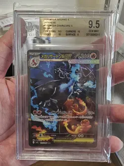 Pokemon Inferno X Japanese 110 Mega Charizard ex SAR BGS 9.5 - Image 1